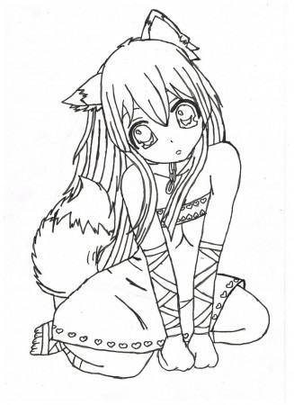 Printable Anime Colouring Pages - High Quality Coloring Pages