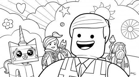 Awesome Lego Movie Emmet Coloring Pages - Coloring Pages