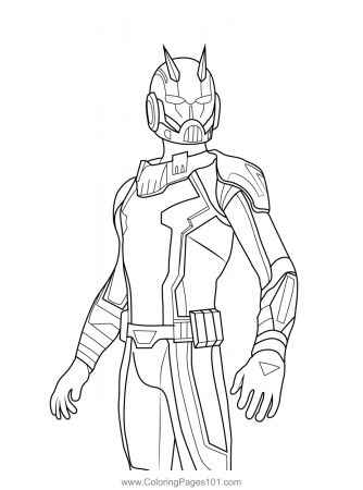 Ant Man Fortnite Coloring Page for Kids - Free Fortnite Printable Coloring  Pages Online for Kids - ColoringPages101.com | Coloring Pages for Kids