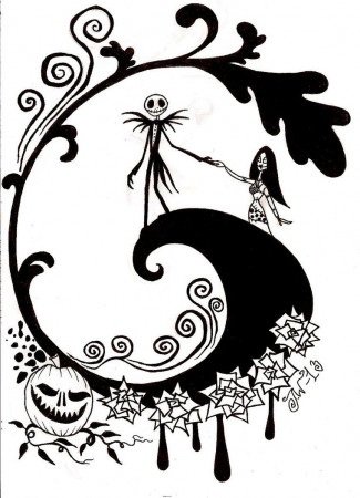 Nightmare Before Christmas Coloring Pages