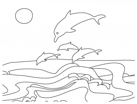 Beach Scene Coloring Pages | Coloring
