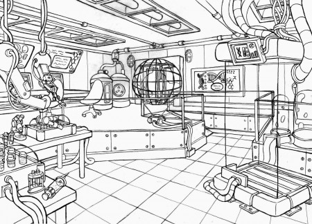 Related Science Lab Coloring Pages item-20943, Science Lab ...