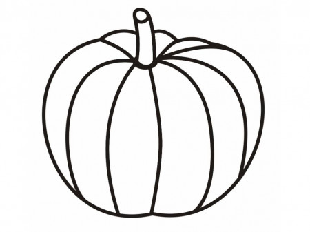 Best Pumpkin Outline Printable #22948 - Clipartion.com