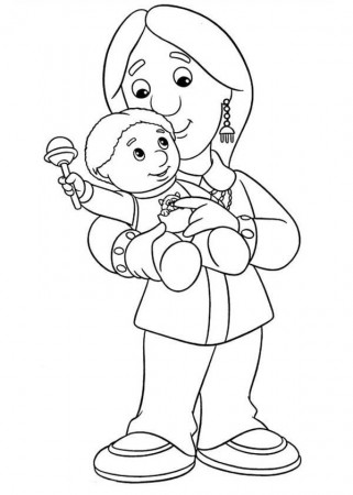 Nisha Bains from Postman Pat Coloring Pages | Bulk Color