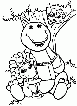 Barney And Friends Coloring Pages Printable - Coloring Pages For ...