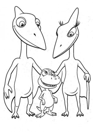 Buddy with Mr and Mrs Pteranodon Tinys Parent in Dinosaurus Train ...