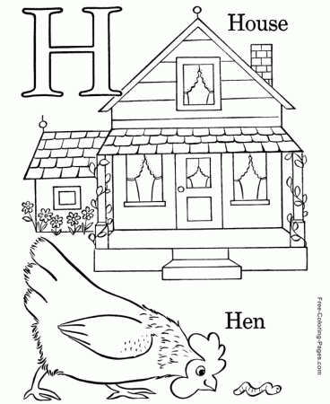 Geography Blog: Letter H Coloring Pages