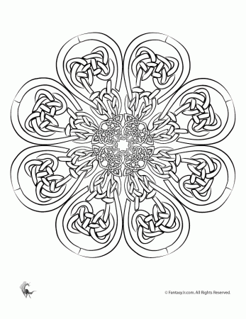 coloring pages celtic mandala coloring pages getcoloringpages free ...