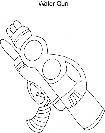 Nerf Gun Coloring Pages - eassume.com