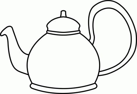 Teapot Coloring Page ClipArt Best - Teapot Images mobile