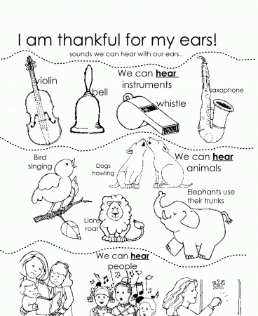 Coloring Pages Of Ears