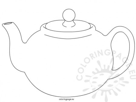 Teapot coloring pages for kids – Coloring Page