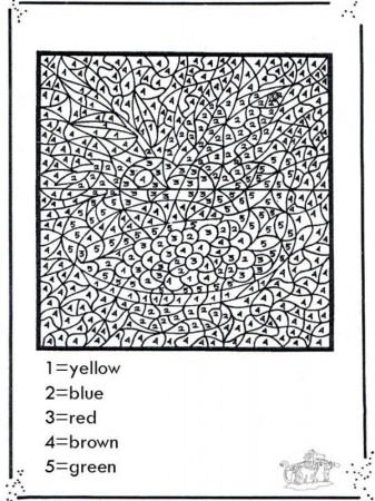 Free Printable Paint By Numbers For Adults – AZ Coloring Pages ...