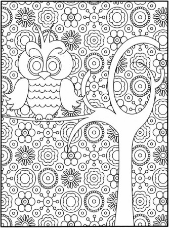 Fun Coloring Pages Hard for Pinterest