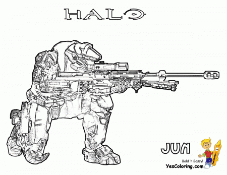 Halo Elite Coloring Pages, Free Printable Halo Coloring Pages For ...