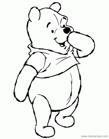 Misc. Winnie the Pooh Coloring Pages (4) | Disneyclips.com