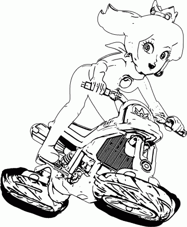 Mario Kart 8 Colouring Pictures - High Quality Coloring Pages
