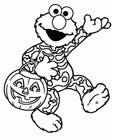 Elmo Halloween Coloring Pages | Other | Kids Coloring Pages Printable