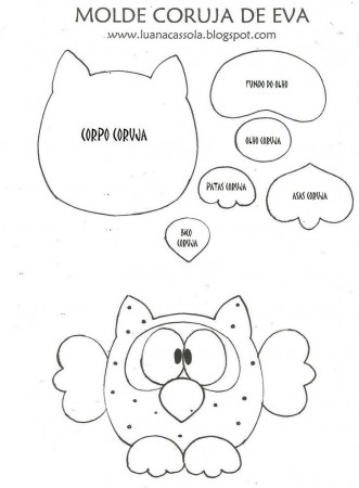 owl template - bjl | Craft Ideas