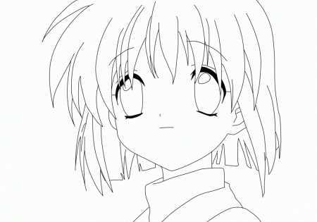 Anime Girl Coloring Pages - Coloring For KidsColoring For Kids