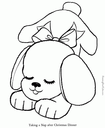 Coloring Pages Of Puppy 79 | Free Printable Coloring Pages