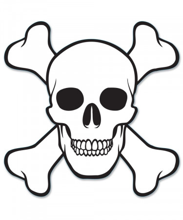 Skull And Crossbones Coloring Page - ClipArt Best
