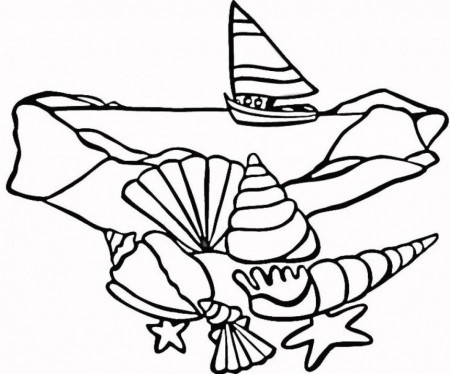 Print Seashell Coloring Pages - Toyolaenergy.com
