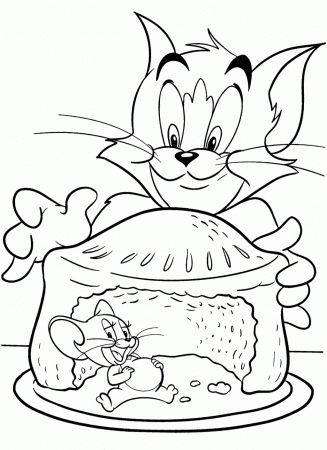 Related Tom And Jerry Coloring Pages item-14070, Tom And Jerry ...