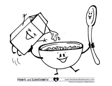 breakfast coloring sheets - Google Search | Free coloring pages, Coloring  pages, Clip art