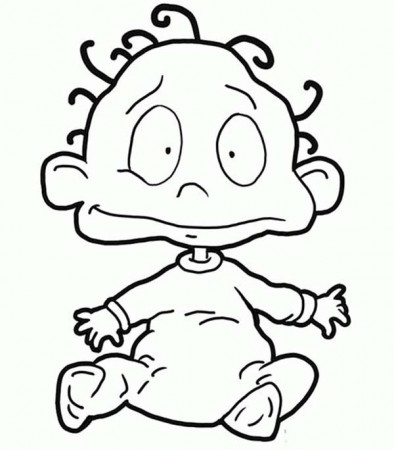 Dil Pickles From The Rugrats Coloring Page : Color Luna