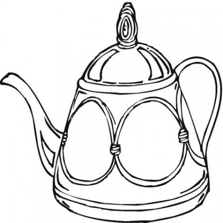 Teapot coloring page | Free Printable Coloring Pages