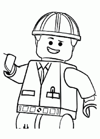 Awesome Lego Movie Emmet Coloring Pages - Coloring Pages