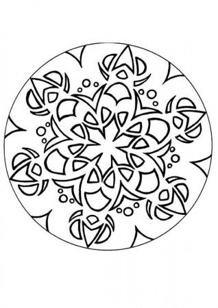 rectangle mandala coloring pages | Coloring Pages For Kids