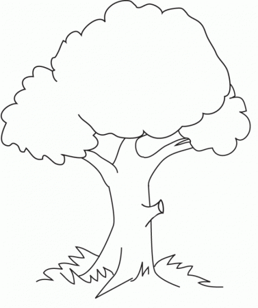 Son Of A Fertile Tree Coloring For Kids - Tree Coloring Pages 