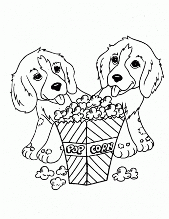 Detailed Dog Coloring Pages | 99coloring.com