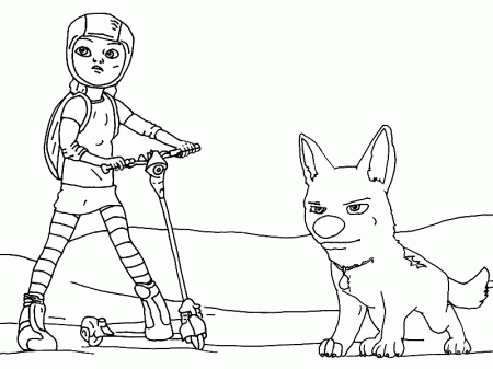 Bolt and Boy Coloring Pages : New Coloring Pages