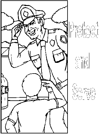 Police # 20 Coloring Pages & Coloring Book