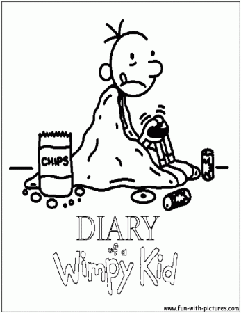 More Diary Of Wimpy Kid Colouring Pages 140045 Diary Of A Wimpy 
