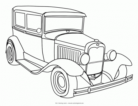 Printable Car Coloring Pages The Coloring Barn Printable 199 Car 
