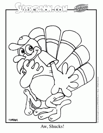cartoon turkey Colouring Pages (page 2)