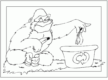 Recycling Coloring Pages - Free Coloring Pages For KidsFree 