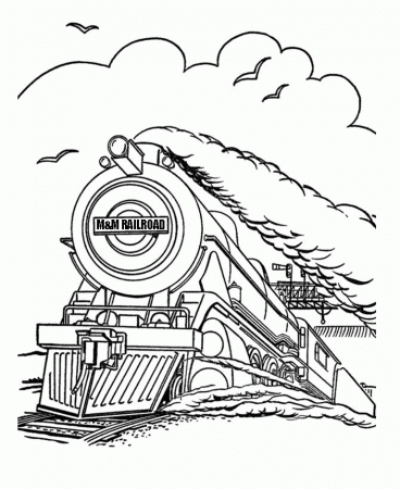 Coloring Pages - M&M Railroad