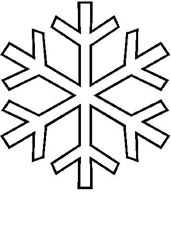 Printable Snowflake Winter Coloring Pages - Coloringpagebook.com