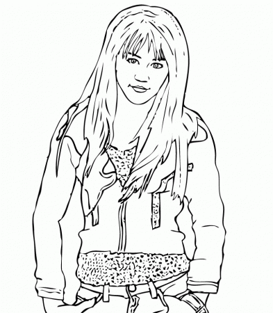 Miley Cyrus Coloring Pages | Coloring Pages To Print