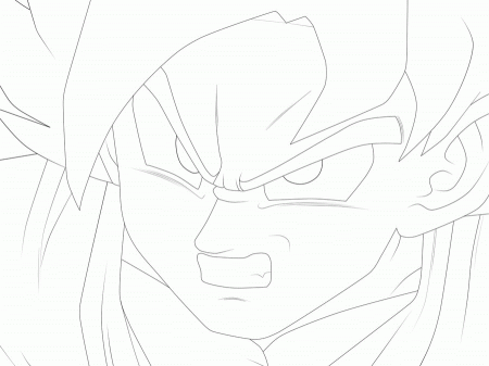 Cartoon Coloring Dragon Ball Z Goku Super Saiyan 4 Drawings Super 