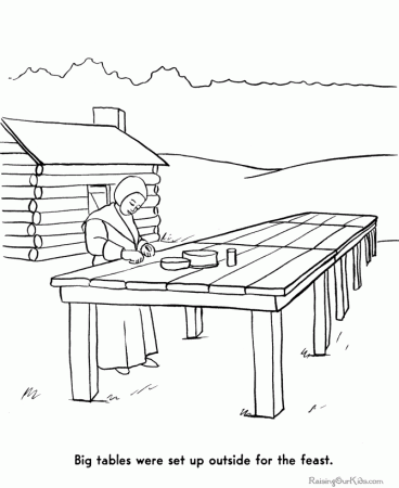 Thanksgiving coloring pages 022