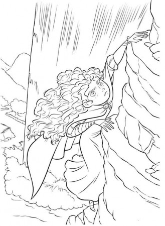 Free Online Brave Coloring Pages - Coloring Page