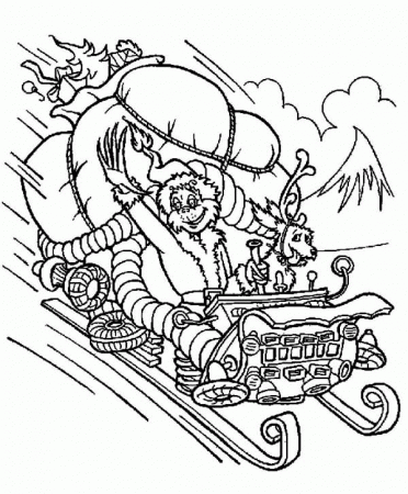 Grinch Coloring Book - Coloring Pages for Kids and for Adults