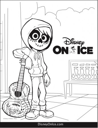 Coloring Pages | Disney on Ice