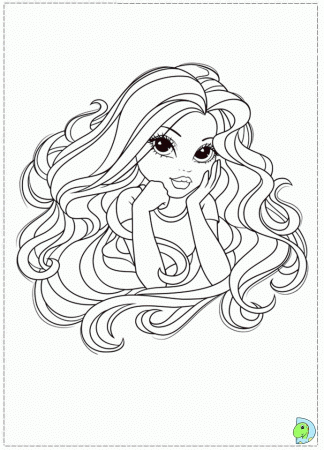 Moxie Girlz Coloring page